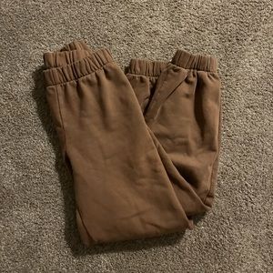 Brown brandy Melville sweatpants